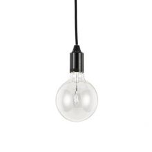 Edison lampa wisząca 1x60W E27 230V czarna